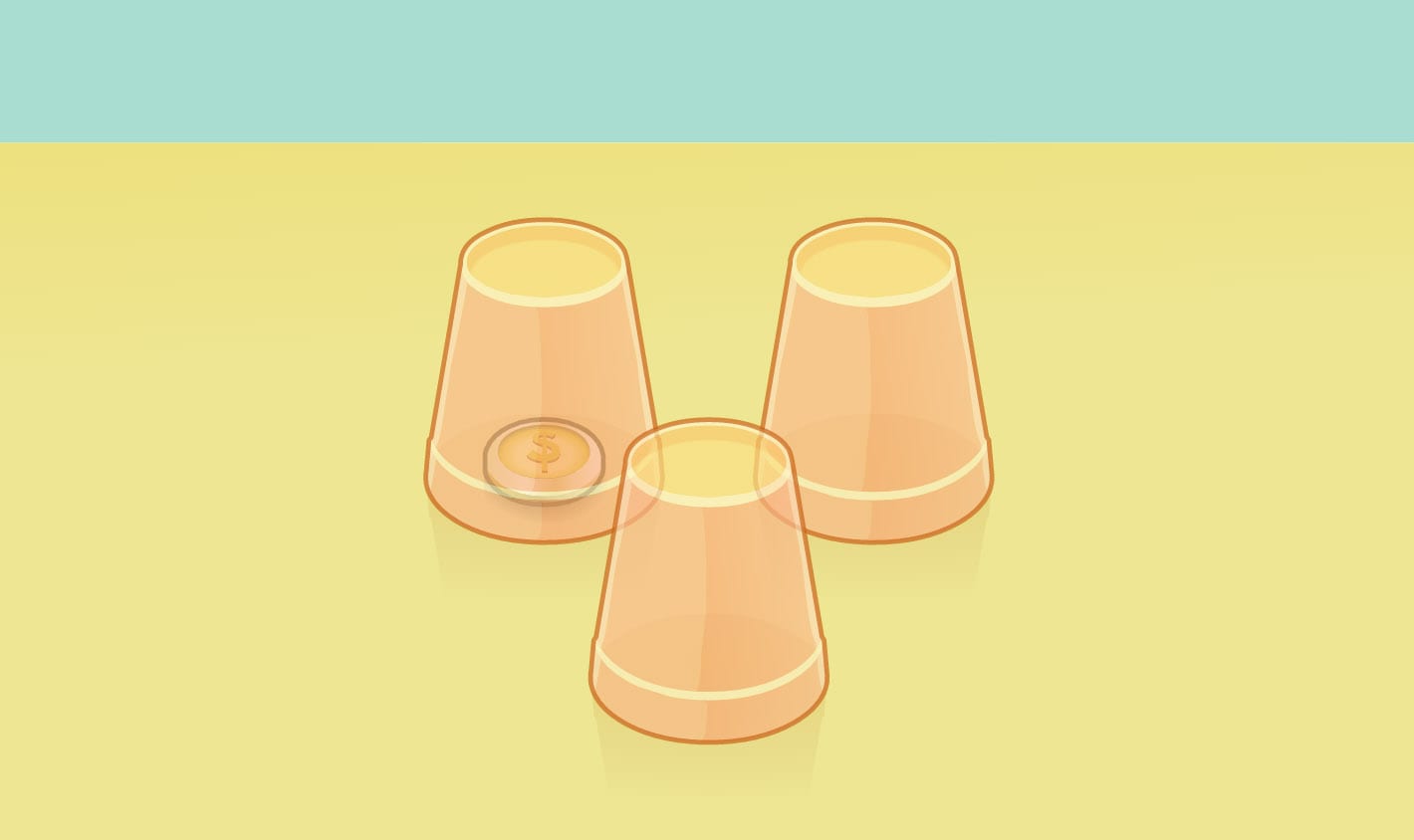 draadloos bodem manipuleren Tricky Cups | ImproveMemory.org - Brain Games for Kids and Adults